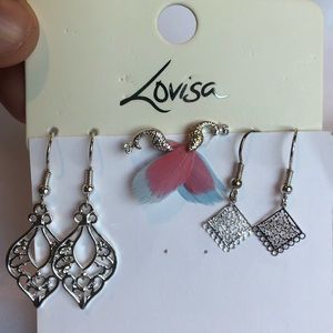 3 Earring Set